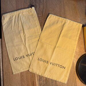 NEW authentic Louis Vuitton dust bags for shoes